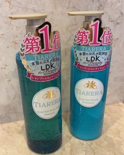 ヘッドスパフォームリッチシャンプー/ディープスパリペアトリートメント/TIARERA/市販シャンプーを使ったクチコミ(3枚目)