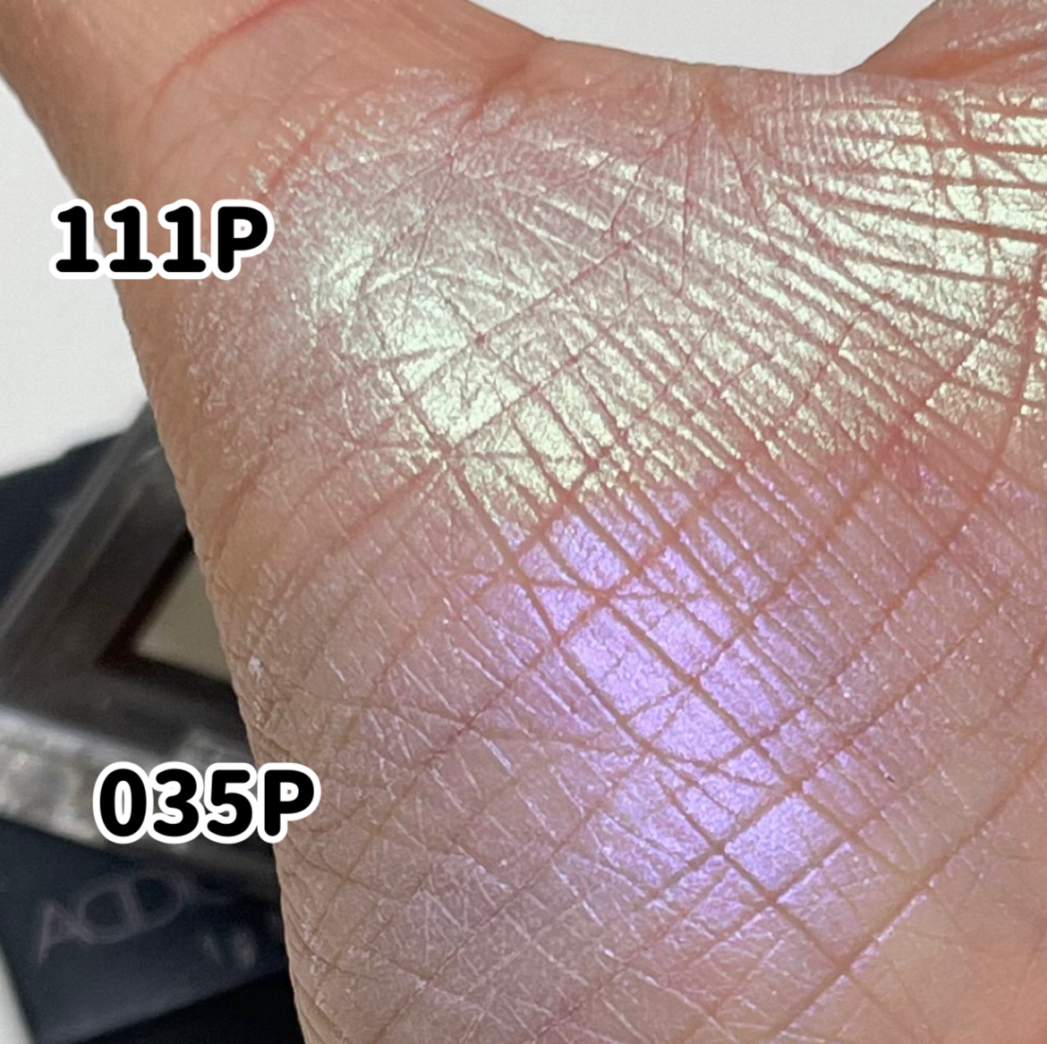 アディクション ザ アイシャドウ パール 035P Aurora Dawn/ADDICTION/単色アイシャドウを使ったクチコミ（2枚目）