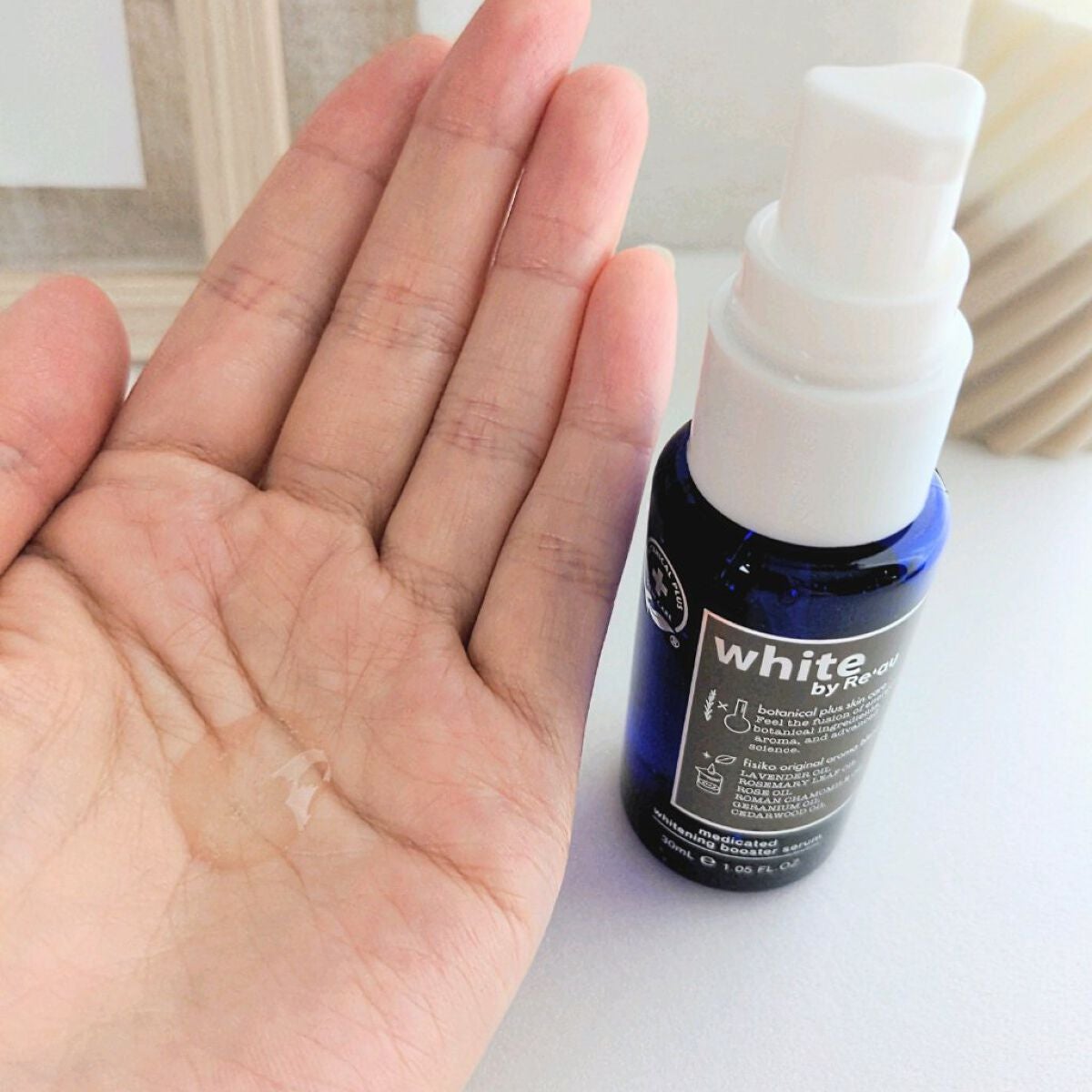 white by Re'au 薬用ホワイトニングブースターセラム/botanical plus /美容液を使ったクチコミ(3枚目)