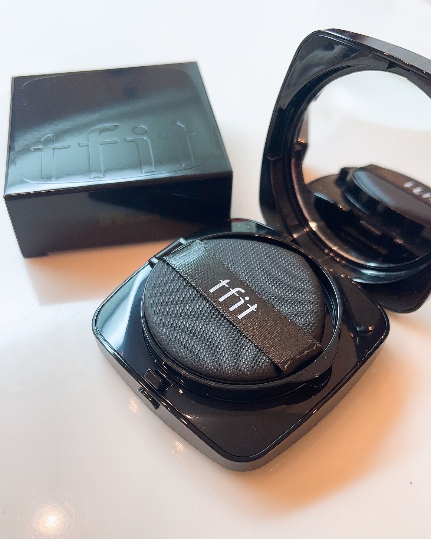 レイヤリングフィット グロークッションEX/TFIT/クッションファンデーションを使ったクチコミ(1枚目)