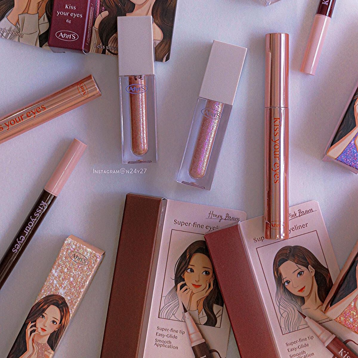 グリッターリキッドアイシャドウ/all my things/グリッターを使ったクチコミ（1枚目）