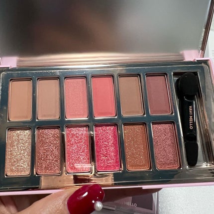 バレンタインボックス3ローズモーメント/VAVI MELLO/アイシャドウパレットを使ったクチコミ(9枚目)