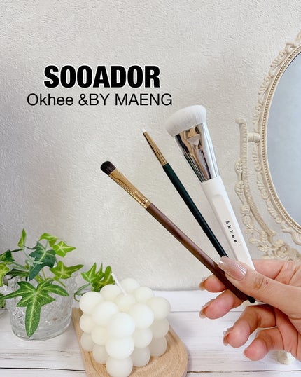 okhee 白玉ファンデーションブラシ/SOOA DOR/メイクブラシを使ったクチコミ(1枚目)