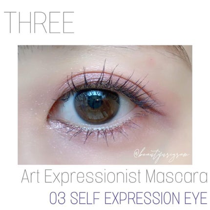 アートエクスプレッショニストマスカラ/THREE/マスカラを使ったクチコミ(2枚目)