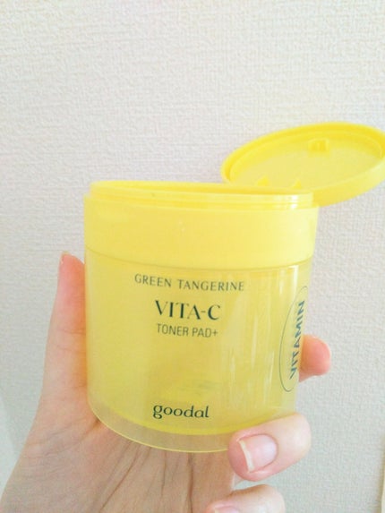 グリーンタンジェリン ビタCダークスポットケアパッド/goodal/トナーパッドを使ったクチコミ(2枚目)