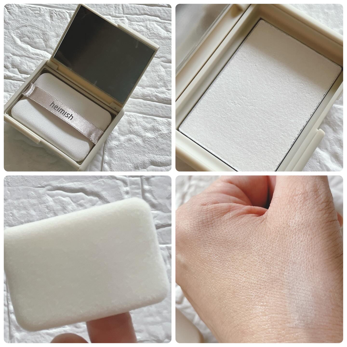 モリンガセラミドセッティングパウダーパクト/heimish/プレストパウダーを使ったクチコミ（2枚目）