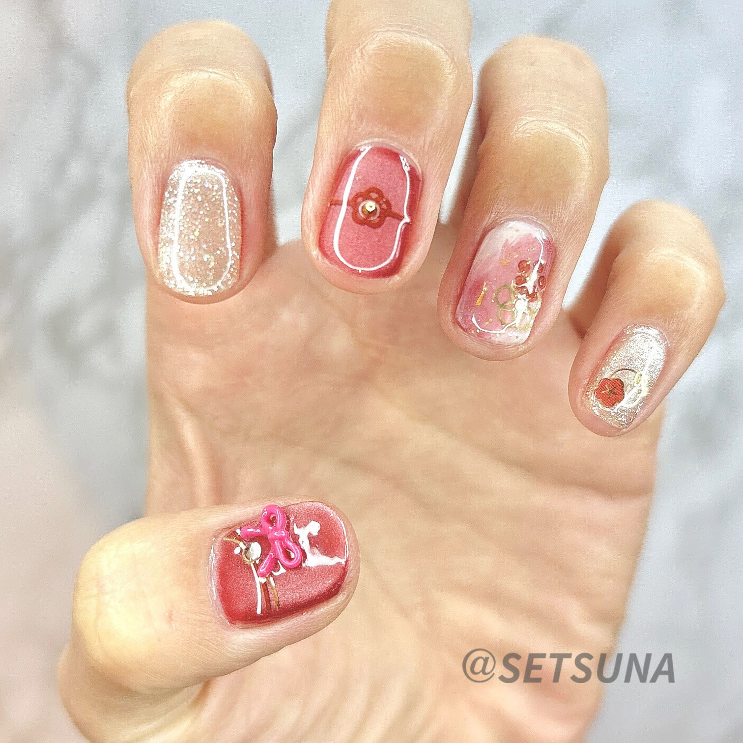 ネイルパーツ/DAISO/ネイルチップ・パーツを使ったクチコミ（2枚目）