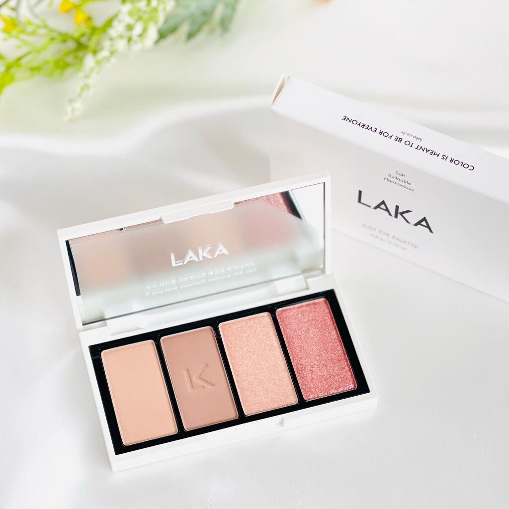 ジャストアイパレット/Laka/アイシャドウパレットを使ったクチコミ(2枚目)