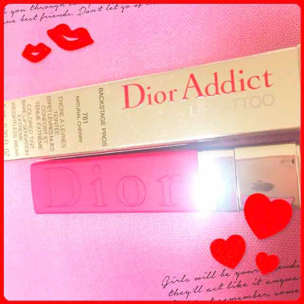 【旧】ディオール アディクト リップ ティント/Dior/リップグロスを使ったクチコミ(1枚目)