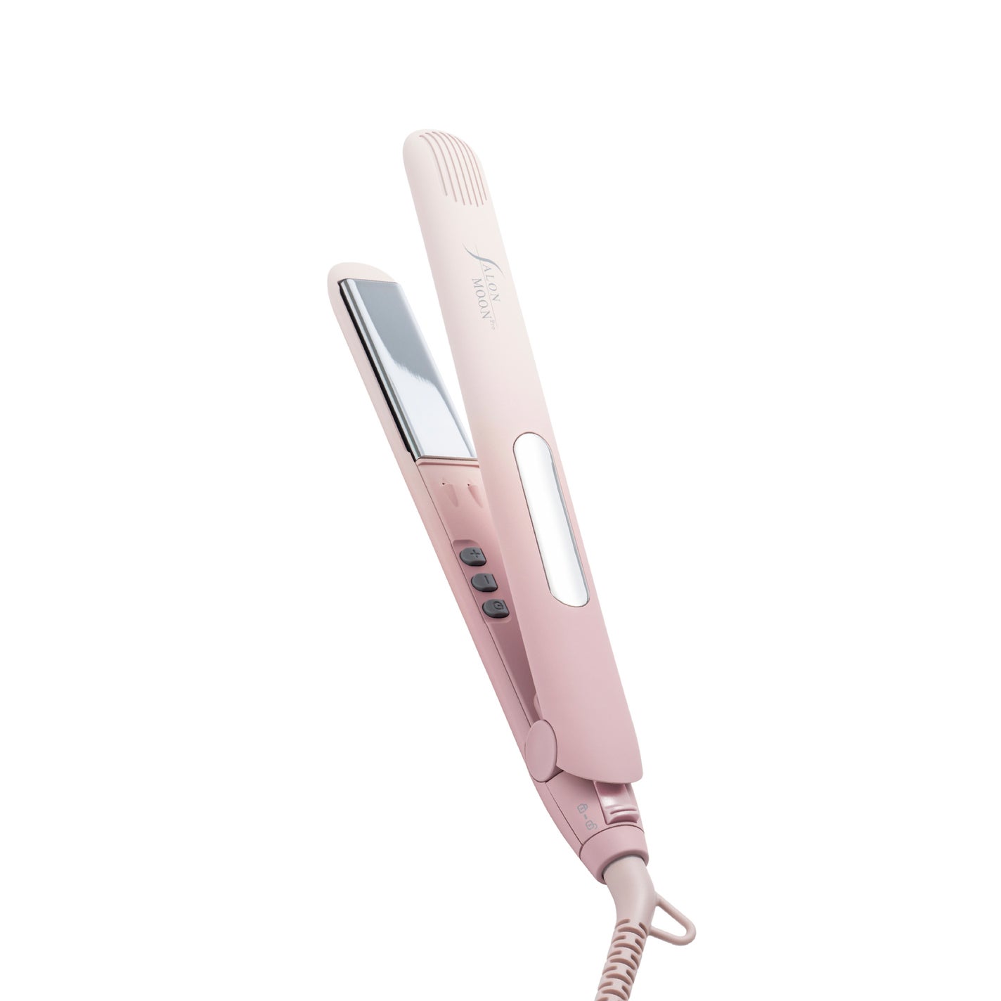 ミラーダブルイオンストレートヘアアイロン モーヴピンク(24mm)