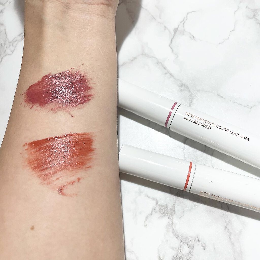 ニューアンビエンスカラーマスカラ/hince/マスカラを使ったクチコミ（3枚目）