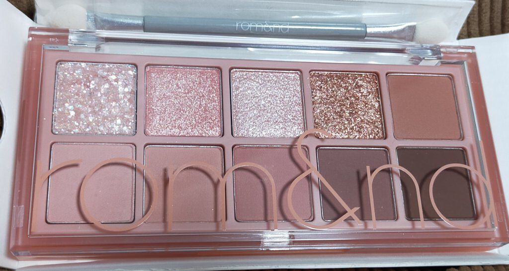 ベターザンパレット/rom&nd/アイシャドウパレットを使ったクチコミ（2枚目）