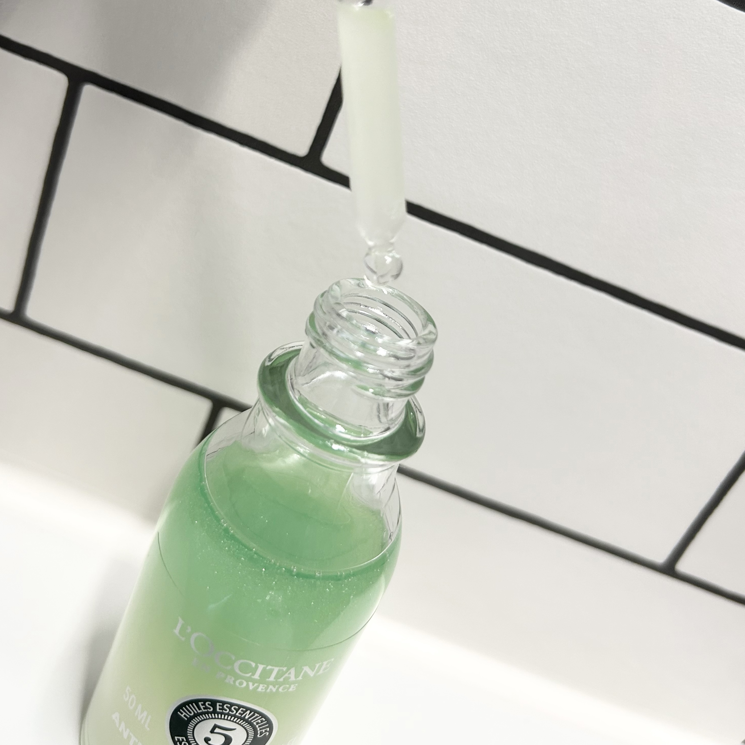 薬用 メディカル アンチヘアロスセラム/L'OCCITANE/頭皮ローションを使ったクチコミ（3枚目）