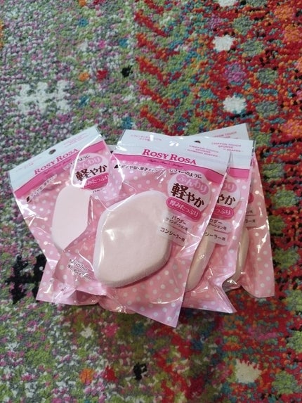 シフォンタッチスポンジN ダイヤ型/ロージーローザ/パフ・スポンジを使ったクチコミ(1枚目)