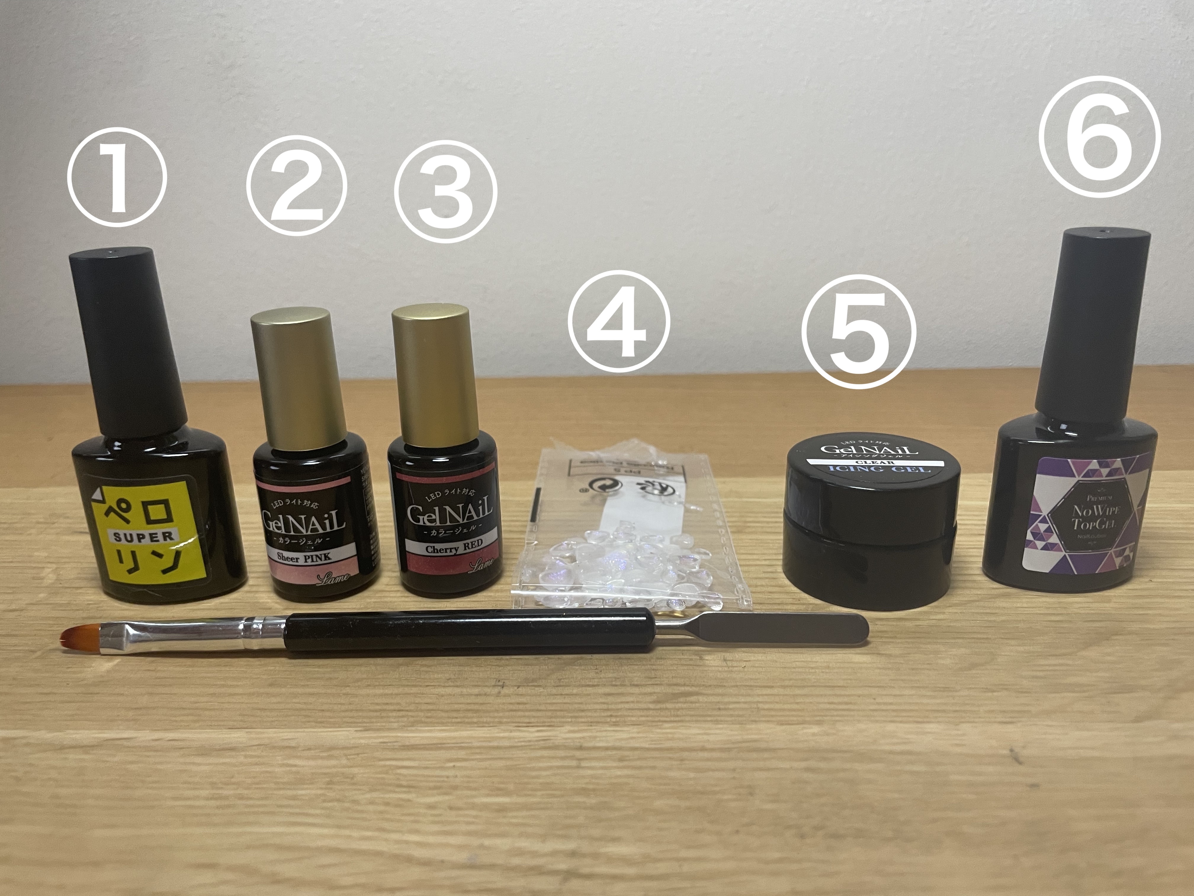 ジェルネイル（ライト対応）/セリア/ジェルネイルを使ったクチコミ（2枚目）