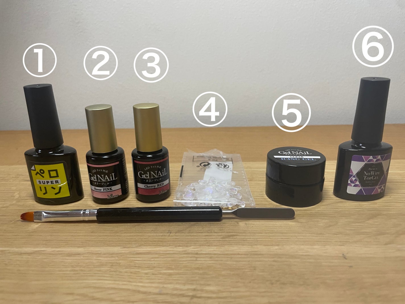 ジェルネイル(ライト対応)/セリア/ジェルネイルを使ったクチコミ(2枚目)