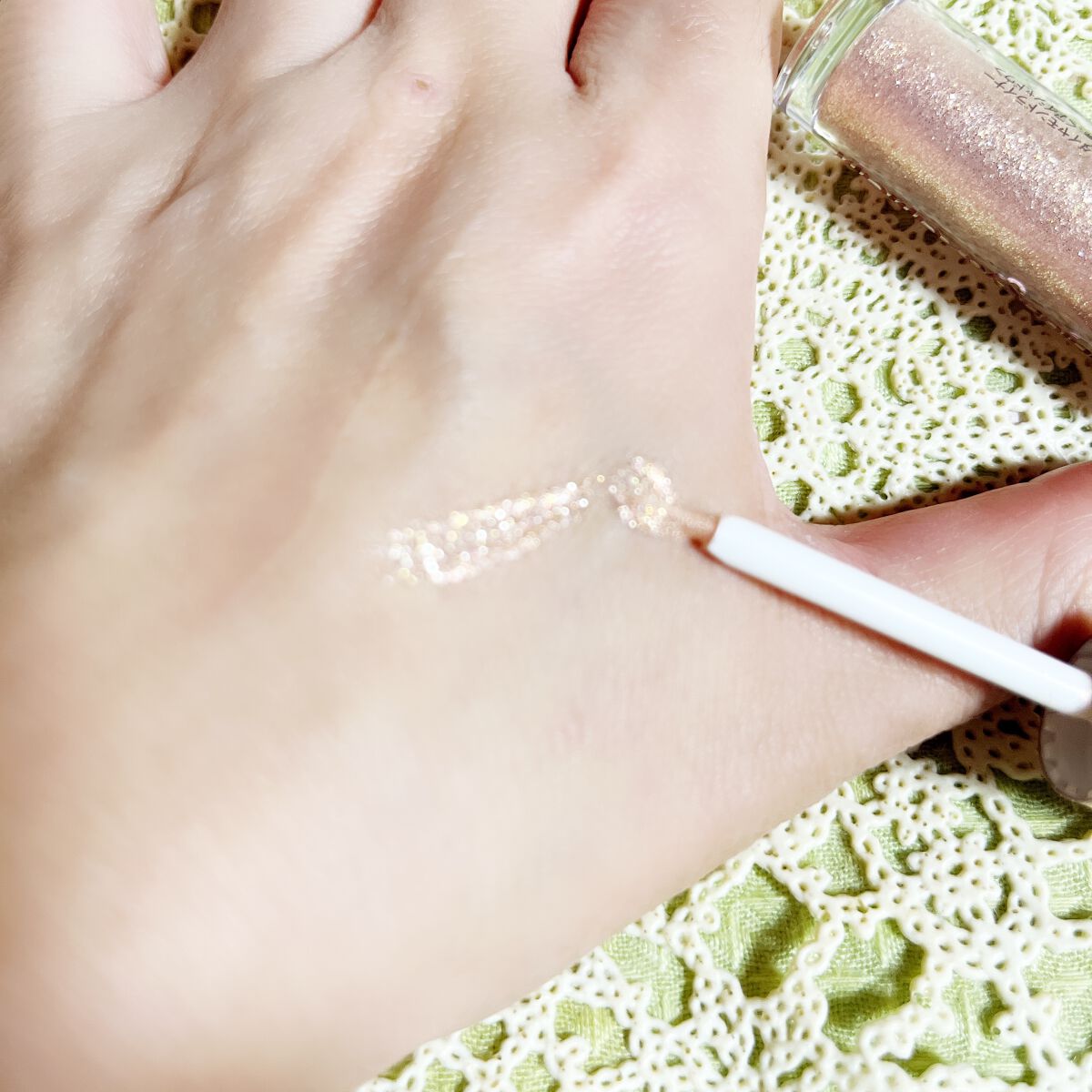 ウォンジョンヨ ダイヤモンドライナー/Wonjungyo/リキッドアイシャドウを使ったクチコミ(3枚目)