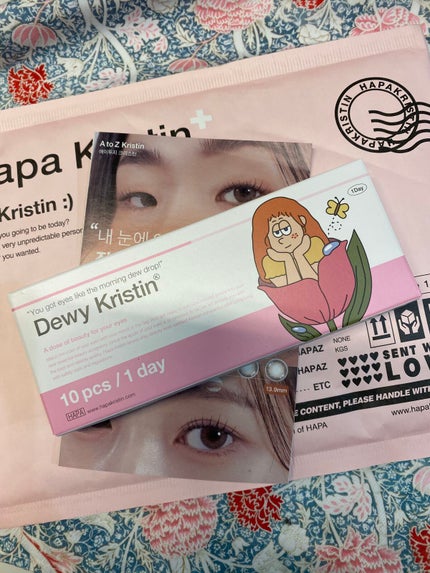 Dewy Kristin/Hapa kristin/カラーコンタクトレンズを使ったクチコミ(1枚目)