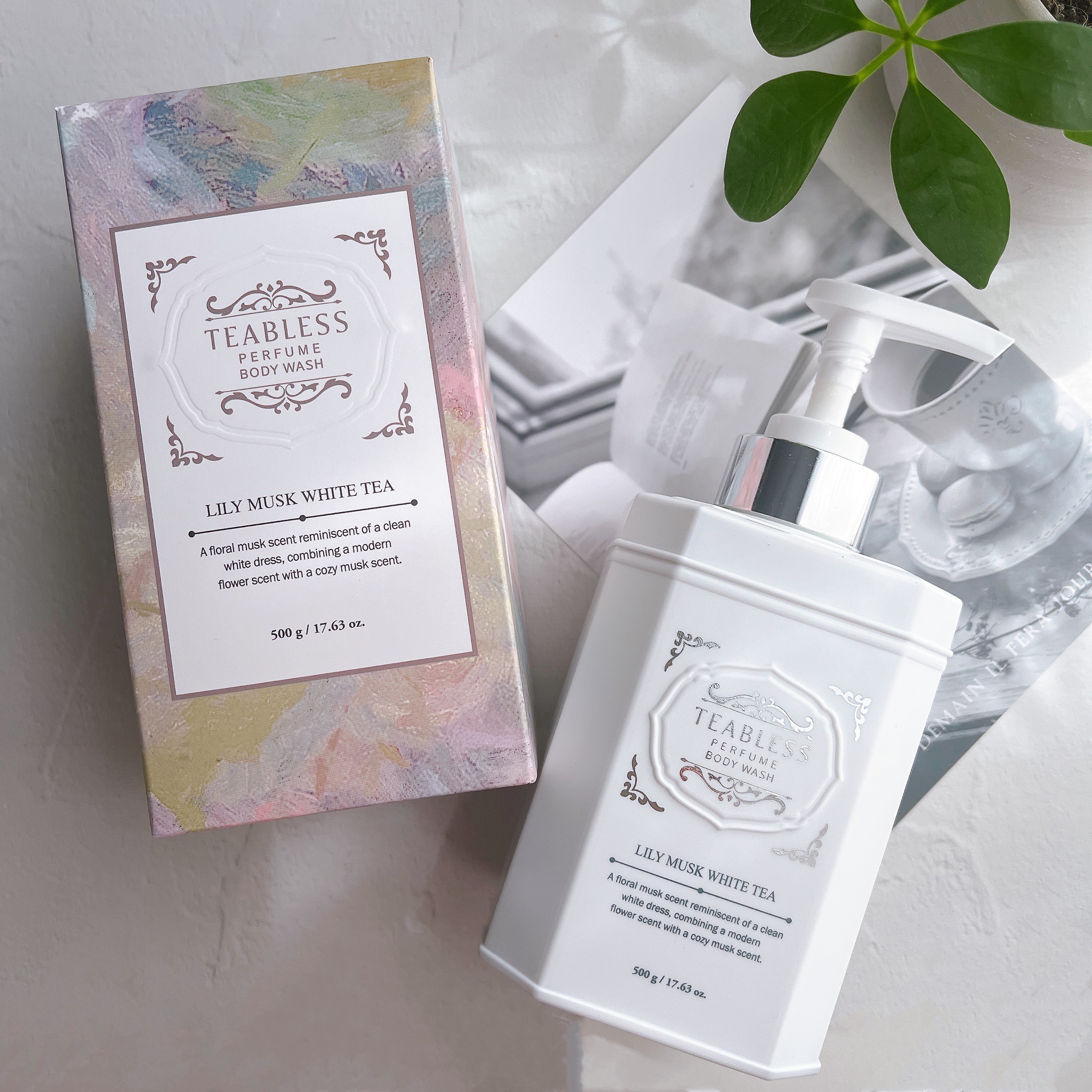 パフュームボディローション リリィムスクホワイトティー/TEABLESS/ボディローションを使ったクチコミ（2枚目）