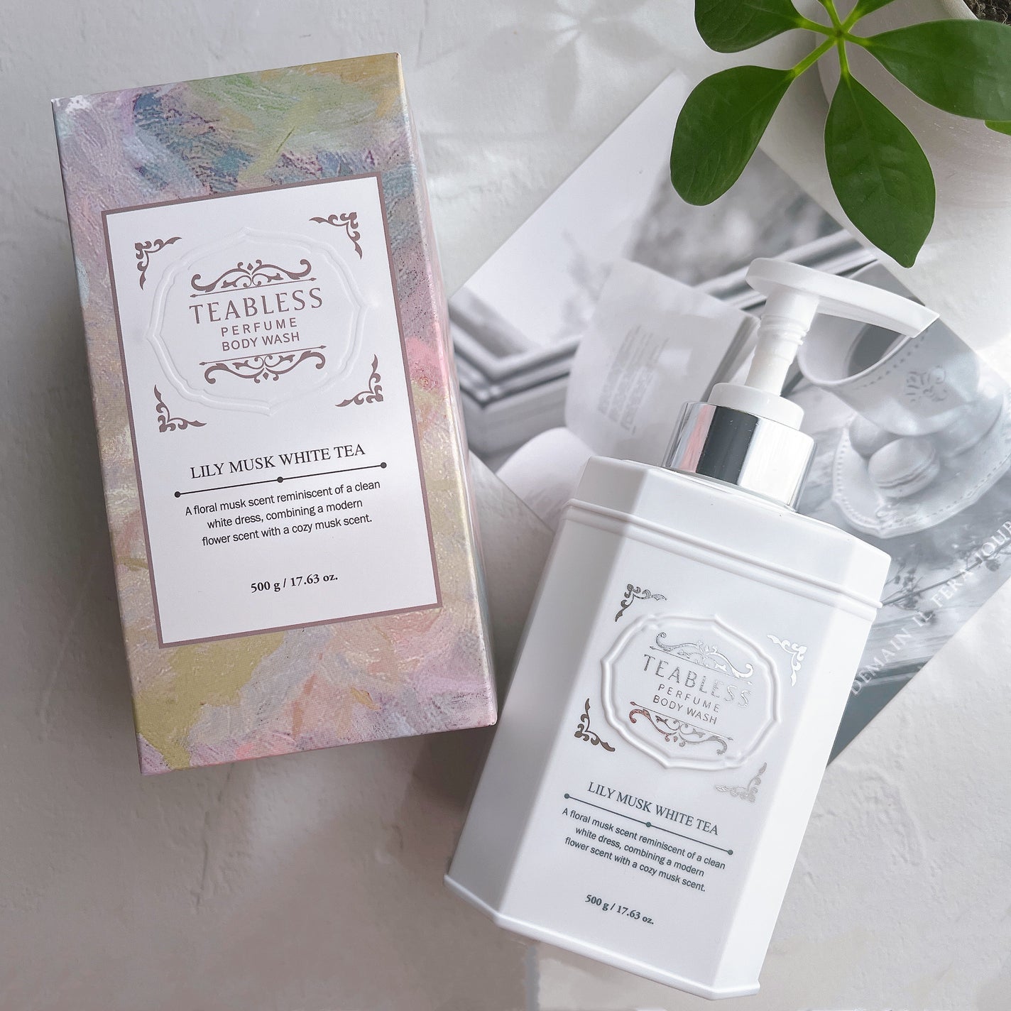 パフュームボディローション リリィムスクホワイトティー/TEABLESS/ボディローションを使ったクチコミ(2枚目)