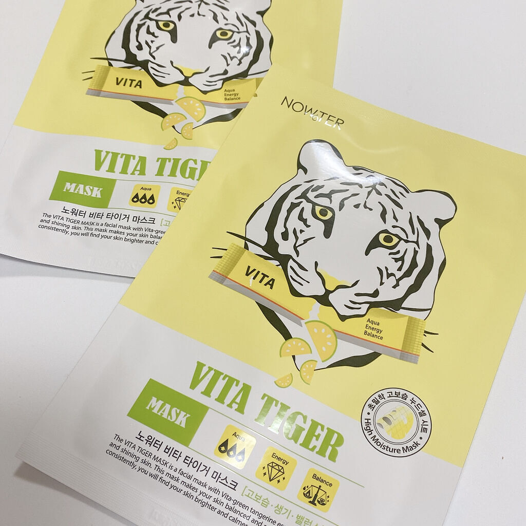 ビタタイガーマスク/NOWATER/シートマスク・パックを使ったクチコミ（1枚目）