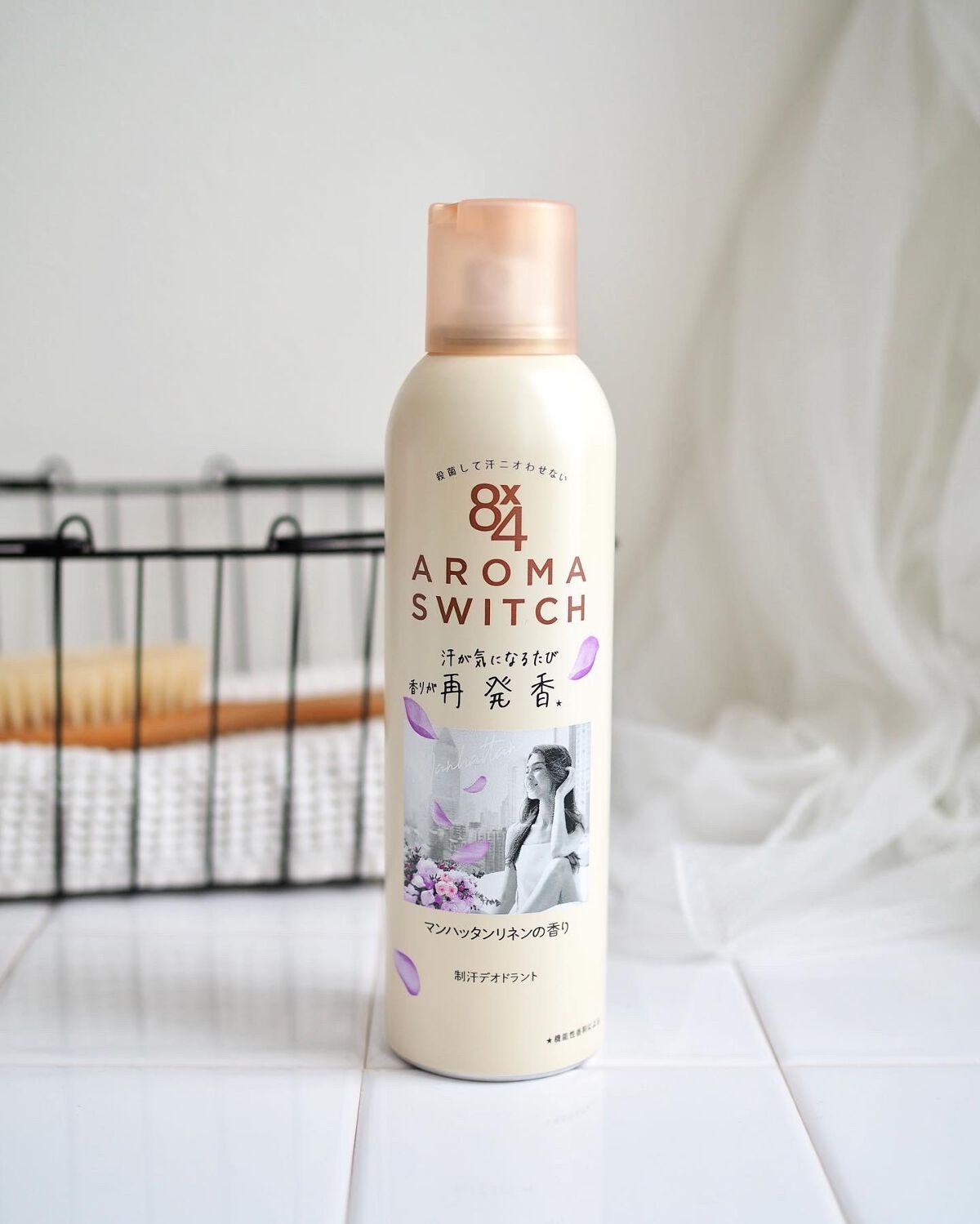 8x4 アロマスイッチ スプレー マンハッタンリネンの香り/８ｘ４/デオドラント・制汗剤を使ったクチコミ（1枚目）