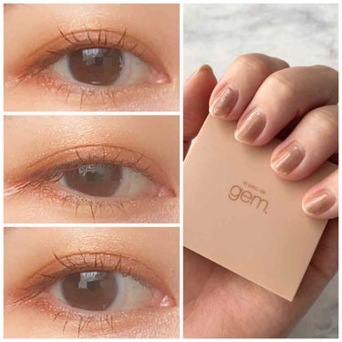 gemini eye palette/la peau de gem./アイシャドウパレットを使ったクチコミ（3枚目）