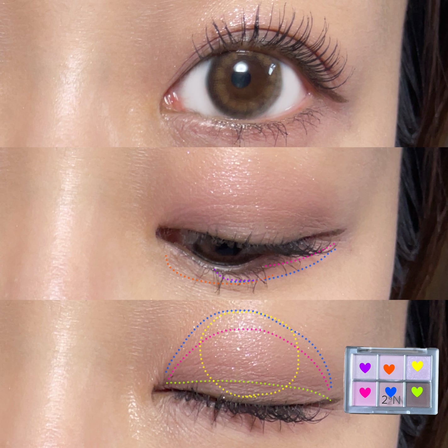 ベターミーアイパレット/2aN/マルチパレットを使ったクチコミ(2枚目)