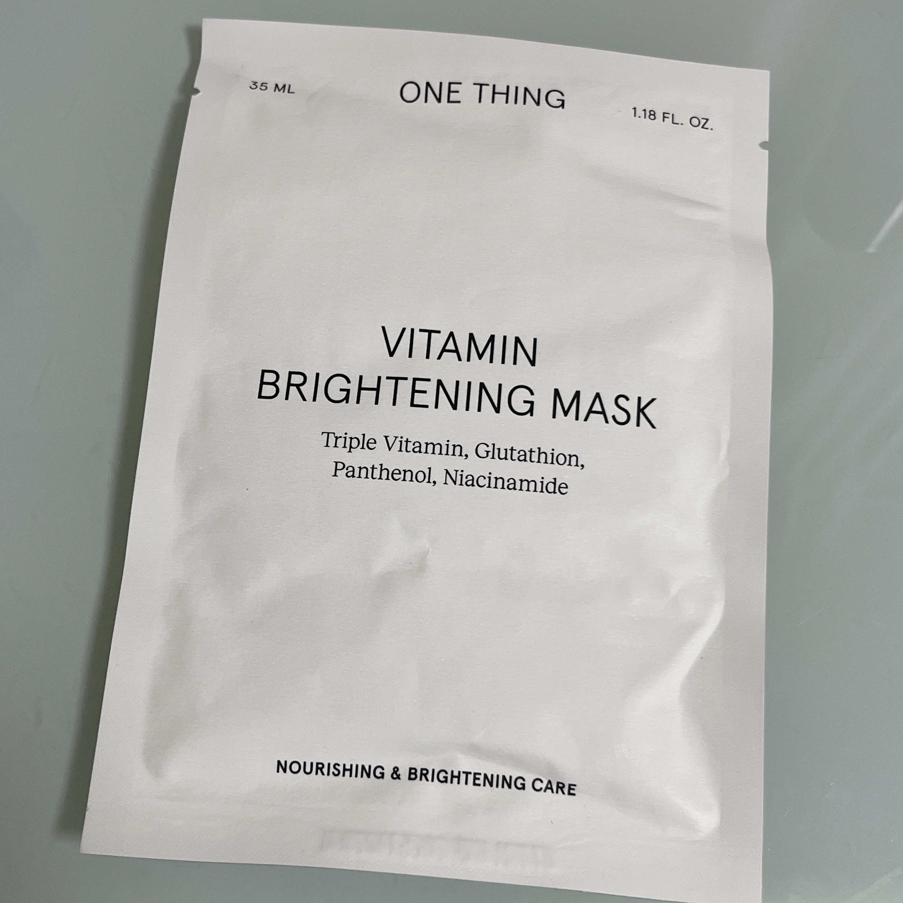 ビタミンブライトニングマスク/ONE THING/シートマスク・パックを使ったクチコミ（2枚目）