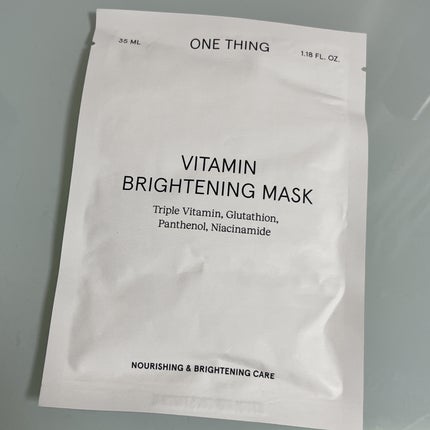 ビタミンブライトニングマスク/ONE THING/シートマスク・パックを使ったクチコミ(2枚目)