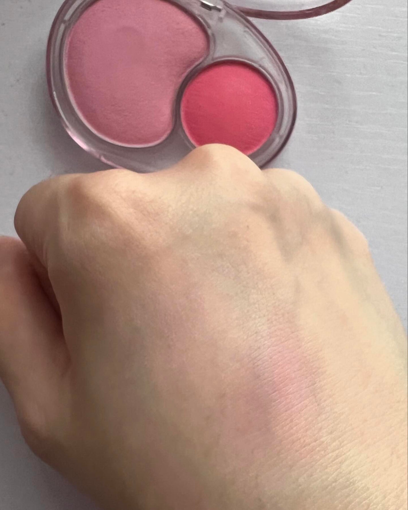 デュアルチークメロウ/fwee/ジェル・クリームチークを使ったクチコミ(3枚目)