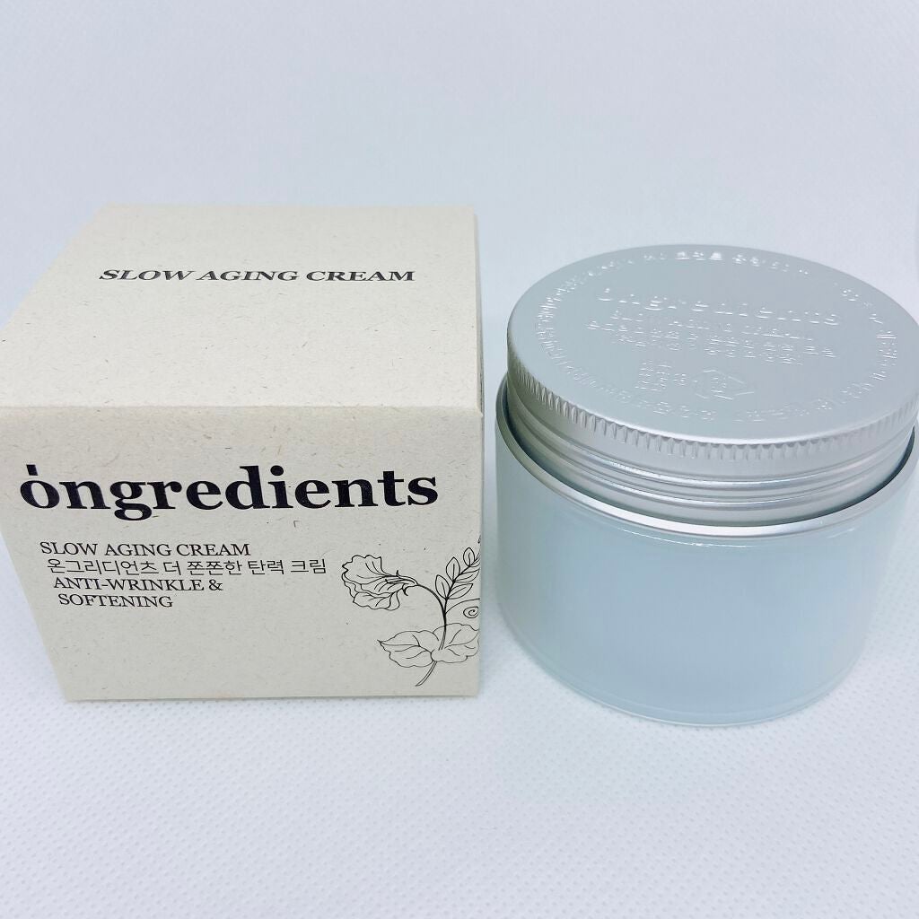 Slow Aging Cream /Ongredients/フェイスクリームを使ったクチコミ(1枚目)