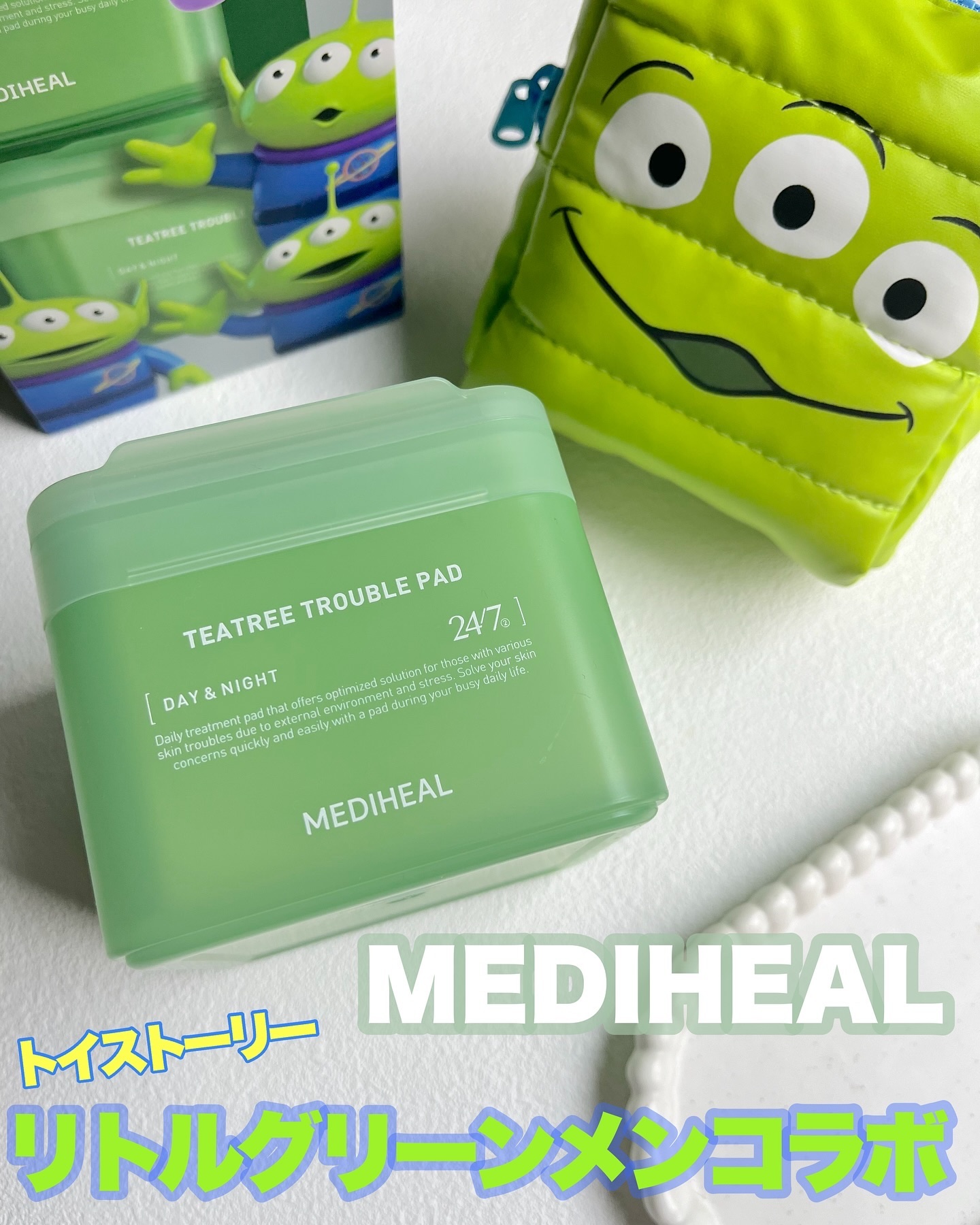 ティーツリー トラブルパッド/MEDIHEAL/トナーパッドを使ったクチコミ（1枚目）