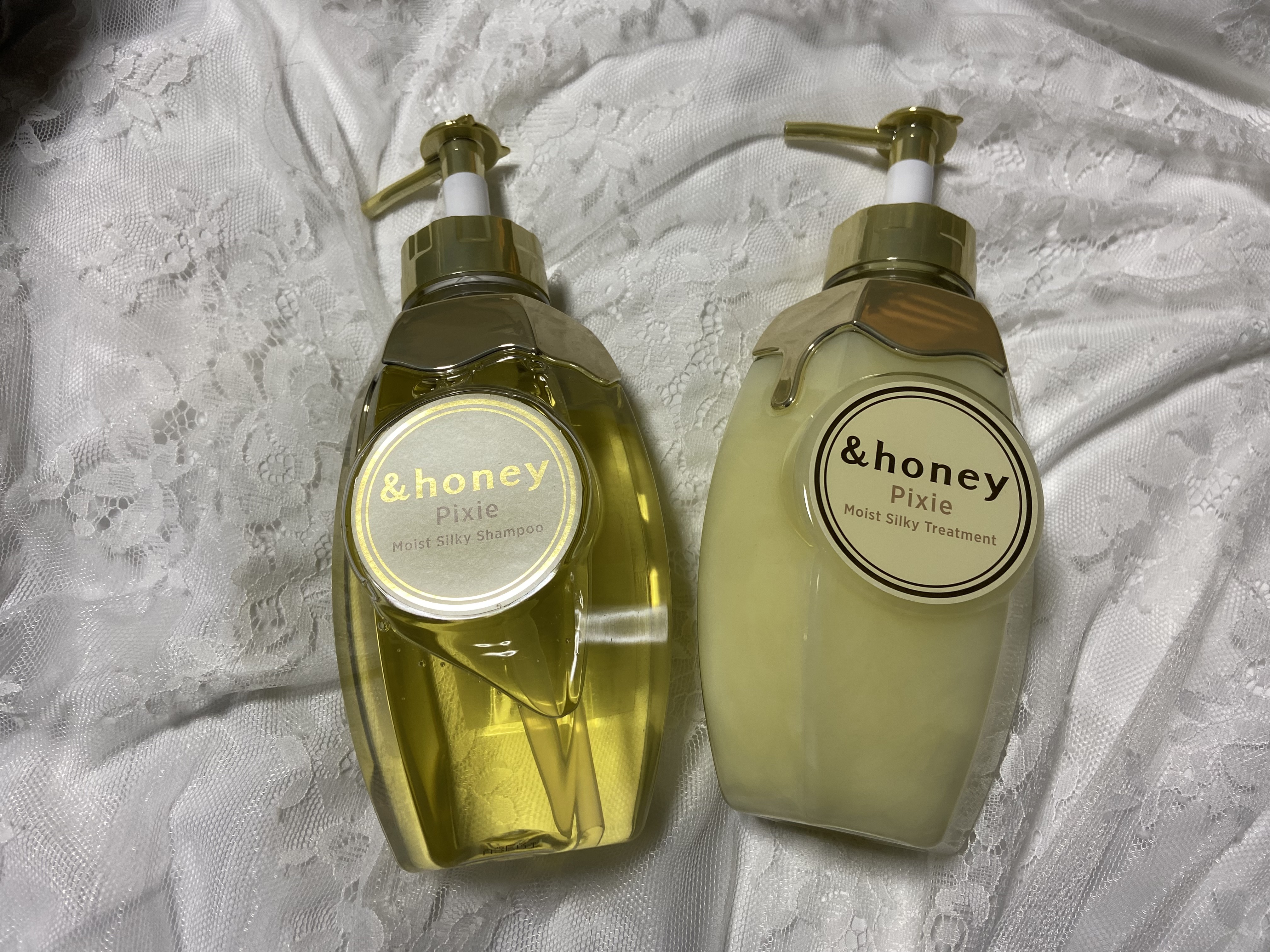 アンドハニー ピクシー モイストシルキー シャンプー1.0/ヘアトリートメント2.0/&honey/市販シャンプーを使ったクチコミ（1枚目）