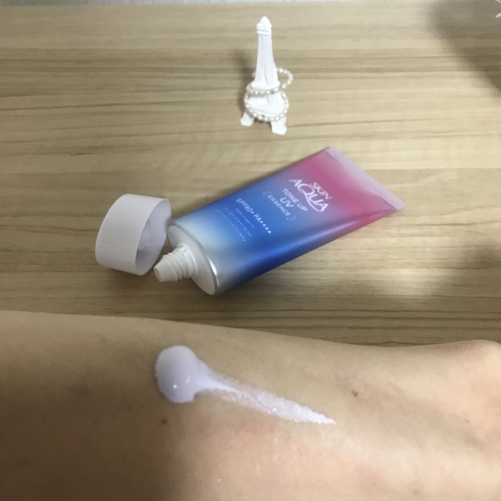 スキンアクア トーンアップUVエッセンス/スキンアクア/日焼け止めクリームを使ったクチコミ（2枚目）