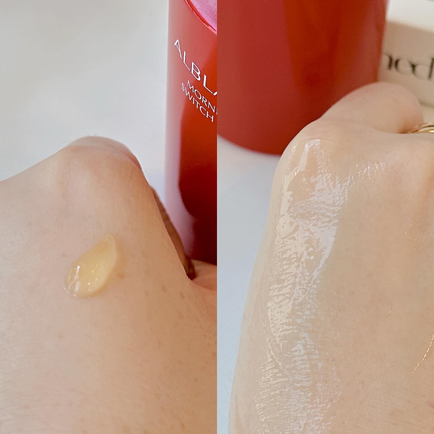 モーニング スイッチジュレ/ALBLANC/美容液を使ったクチコミ（3枚目）