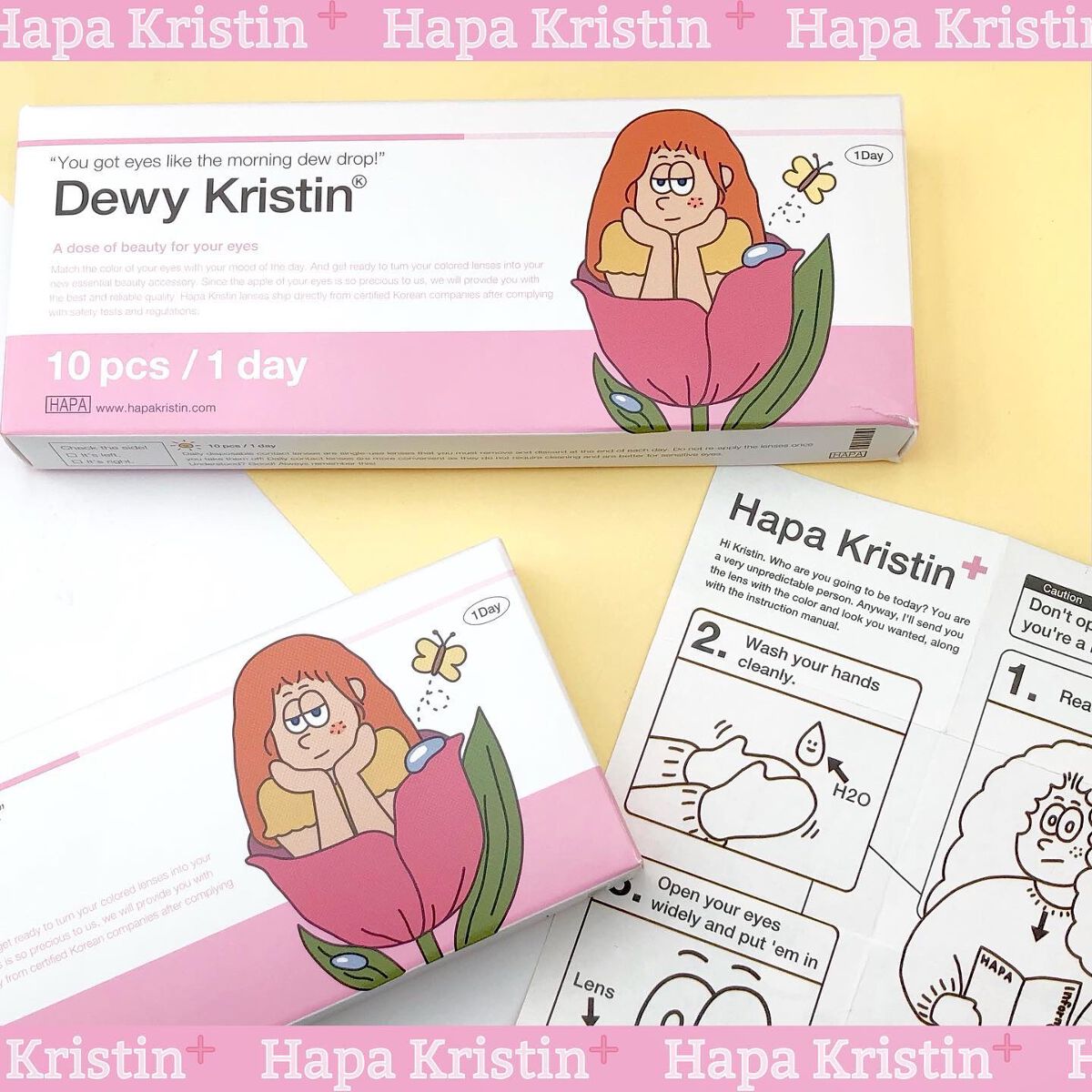 Dewy Kristin Monthly - ブラウン/Hapa kristin/カラーコンタクトレンズを使ったクチコミ（3枚目）