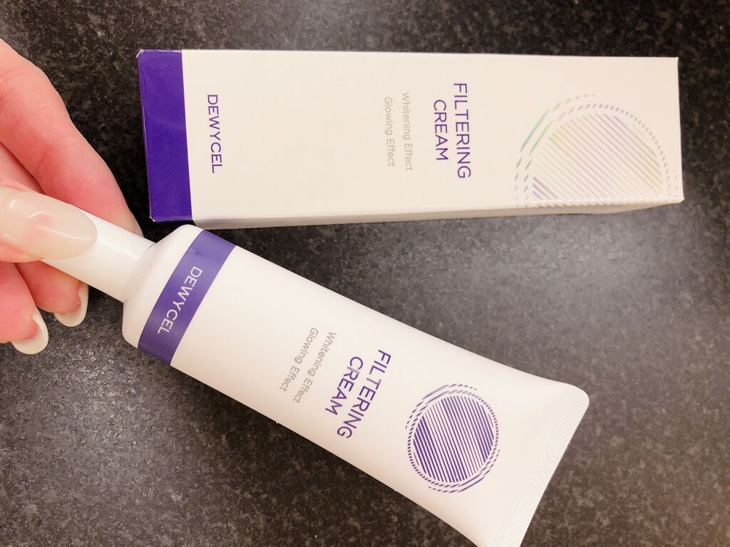 フィルタリングクリーム/DEWYCEL/日焼け止めクリームを使ったクチコミ（1枚目）