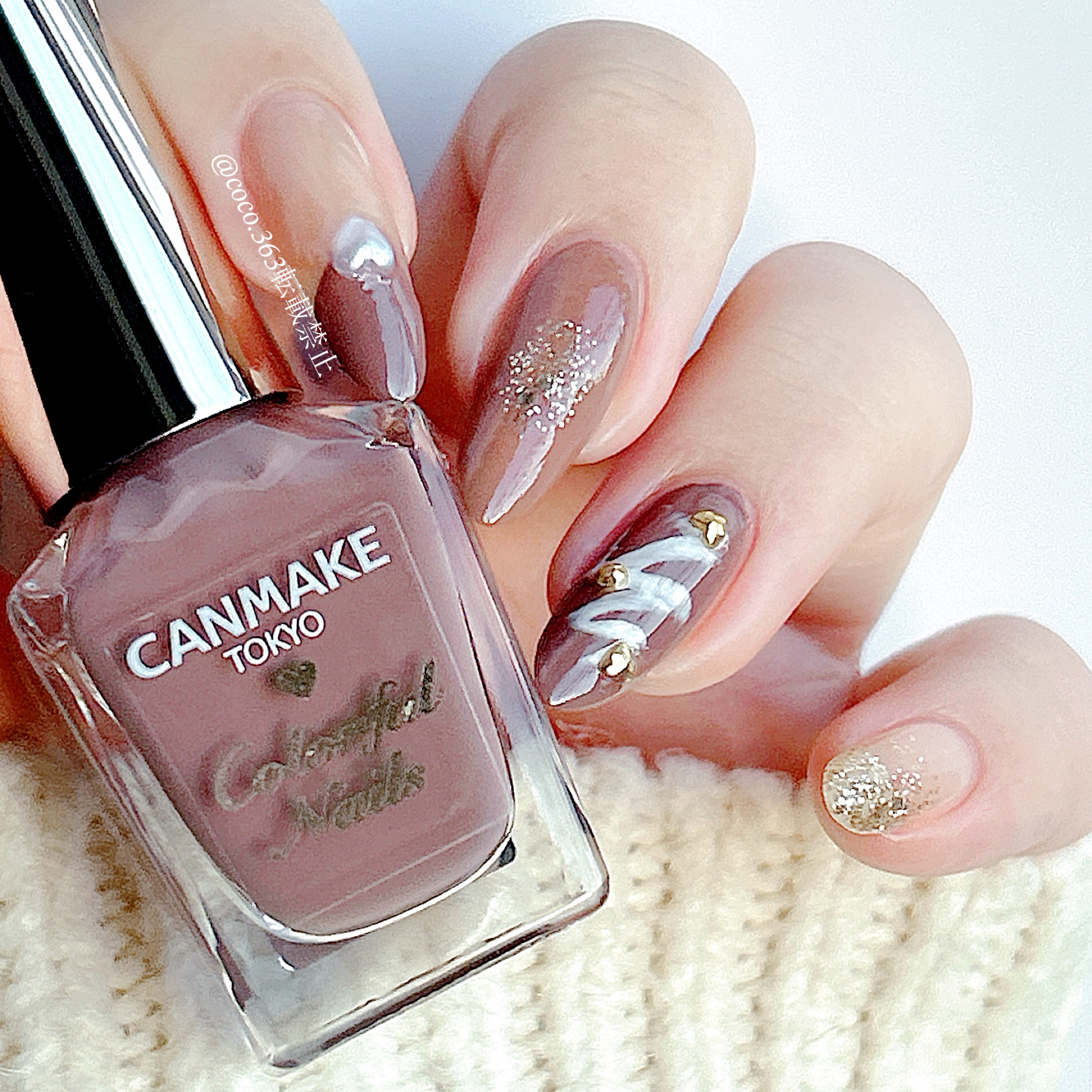 カラフルネイルズ/キャンメイク/マニキュアを使ったクチコミ（3枚目）