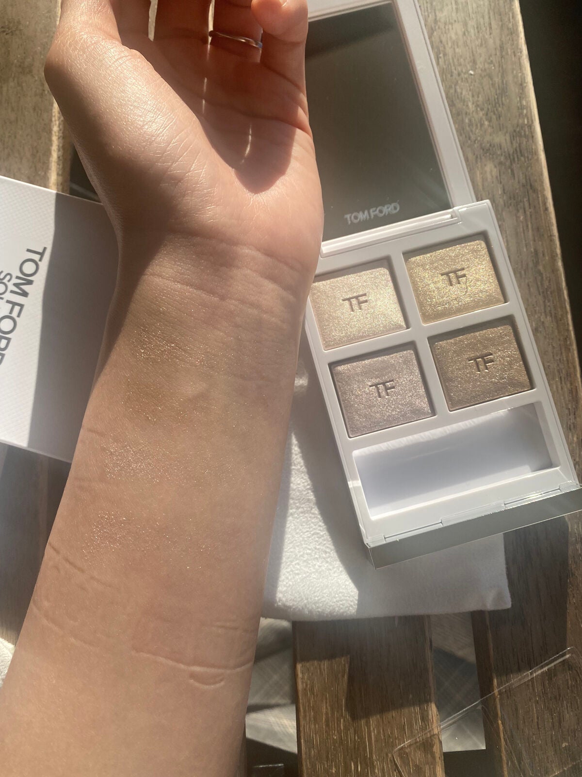 ソレイユ アイ カラー クォード/TOM FORD BEAUTY/アイシャドウパレットを使ったクチコミ(4枚目)