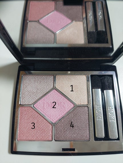 【旧】ディオールショウ サンク クルール (スプリング コレクション 2024 限定品)/Dior/アイシャドウを使ったクチコミ(3枚目)