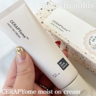 CERAPYome Moist On Cream/my skin solus/フェイスクリームを使ったクチコミ（1枚目）