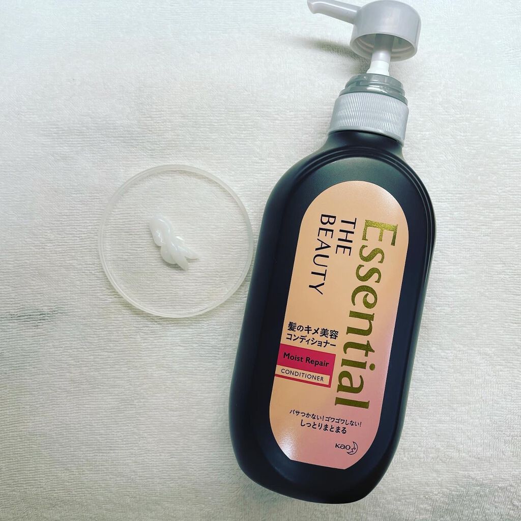 THE BEAUTY 髪のキメ美容シャンプー／コンディショナー＜モイストリペア＞	/エッセンシャル/市販シャンプーを使ったクチコミ（3枚目）