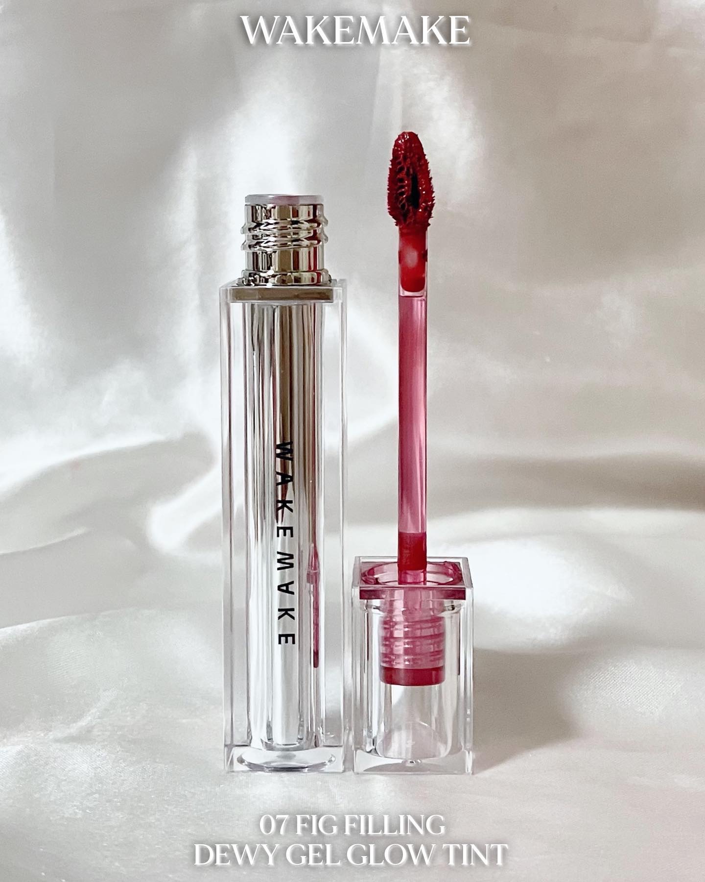 デュイジェルグロウティント 07 フィグフィリング/wakemake/リップティントを使ったクチコミ（3枚目）