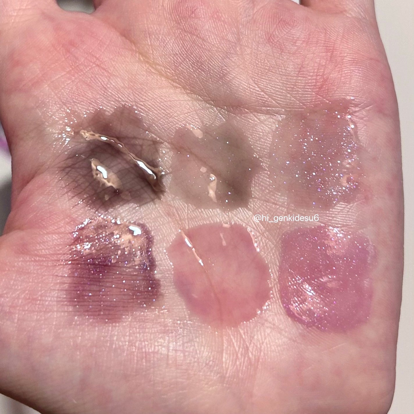 グラスティングウォーターグロス/rom&nd/リップグロスを使ったクチコミ(2枚目)