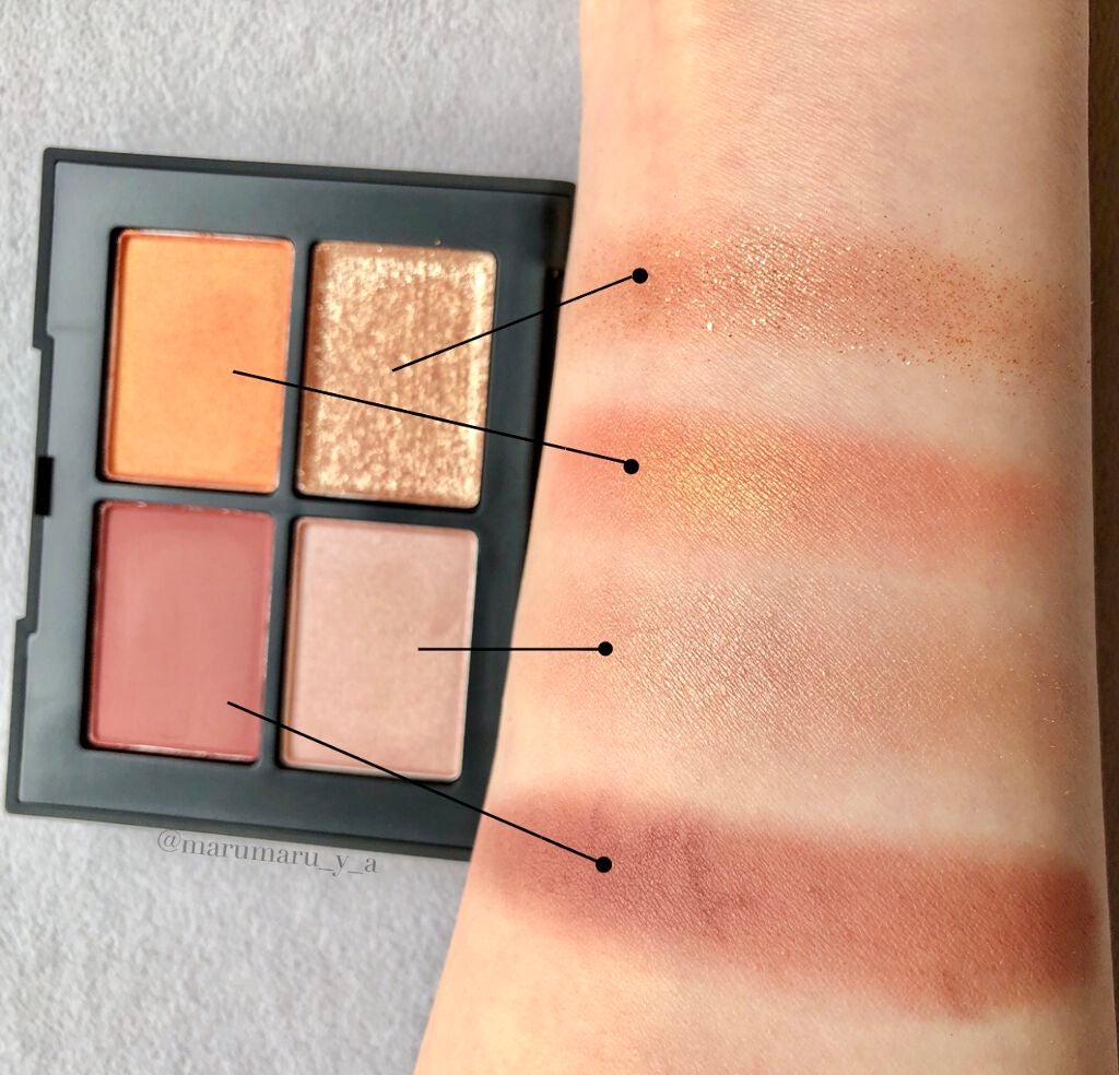 クワッドアイシャドー/NARS/アイシャドウパレットを使ったクチコミ(2枚目)