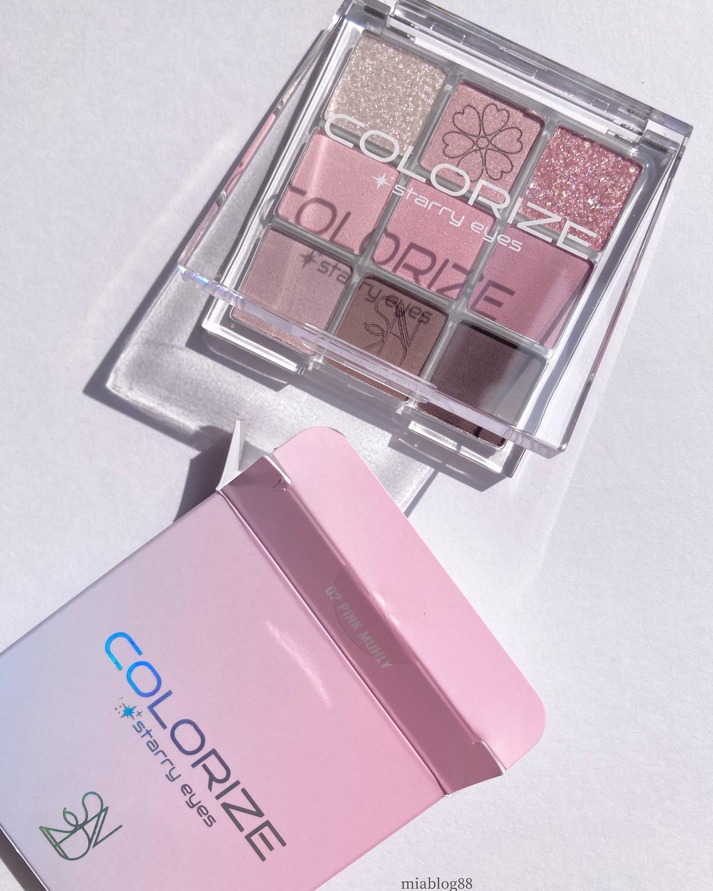 カラーライズスターリーアイズ 02 ピンクミューリー/S2ND/アイシャドウパレットを使ったクチコミ（3枚目）