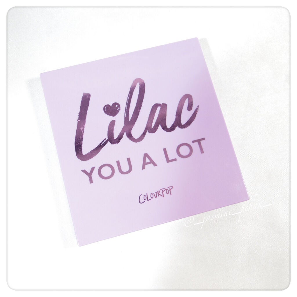 Lilac You A Lot Shadow Palette/ColourPop/アイシャドウパレットを使ったクチコミ(1枚目)
