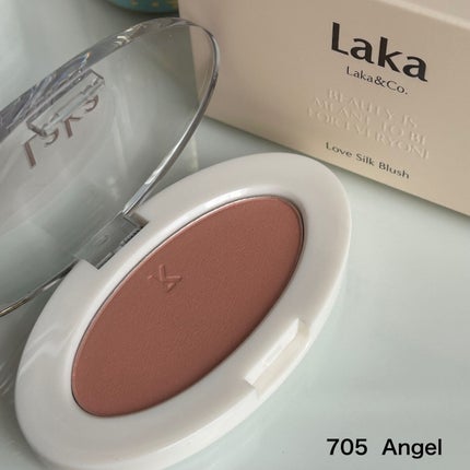 ラブシルクブラッシュ/Laka/パウダーチークを使ったクチコミ(5枚目)
