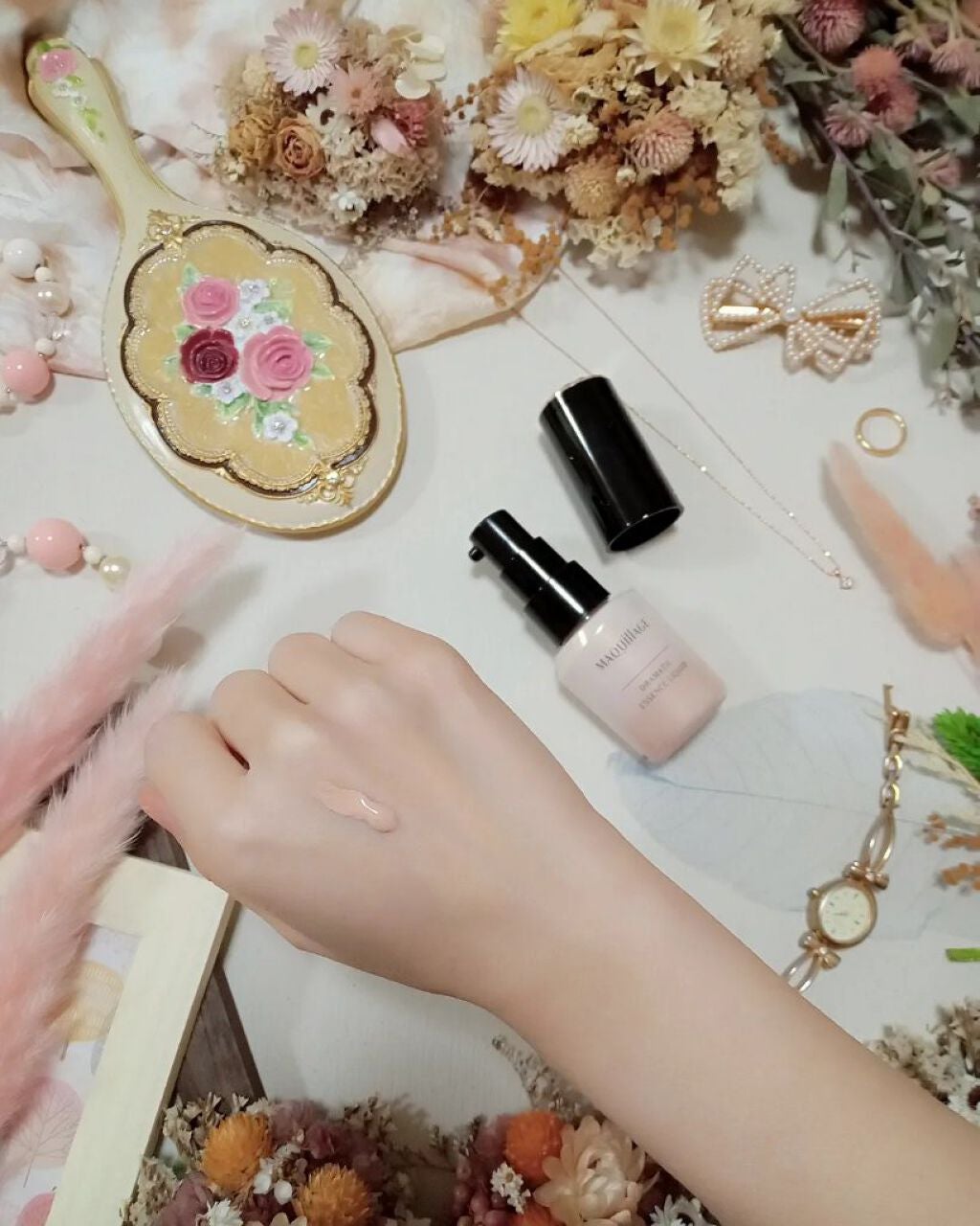 ドラマティックエッセンスリキッド/マキアージュ/リキッドファンデーションを使ったクチコミ(3枚目)